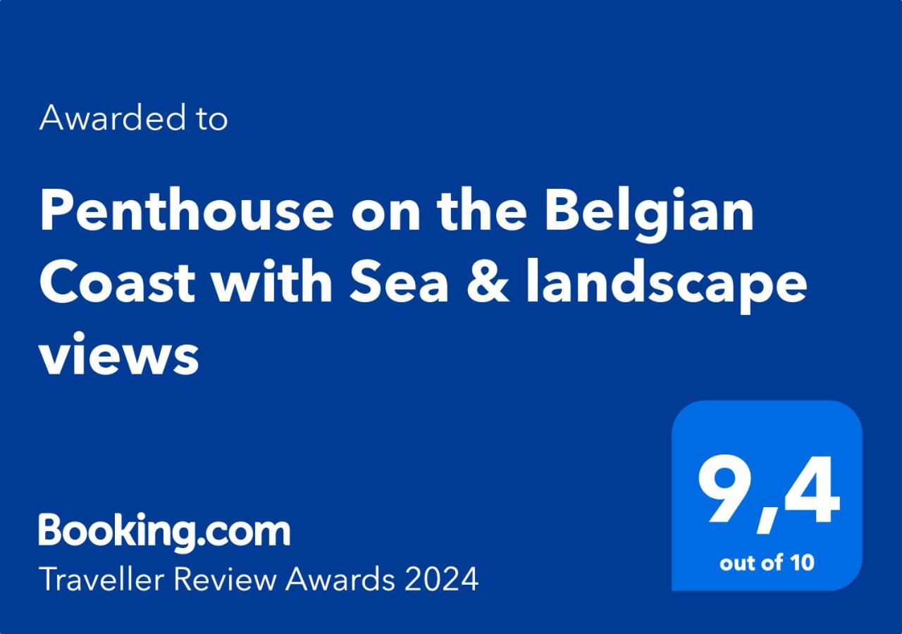 Penthouse On The Belgian Coast With Sea & Landscape Views Apartment Wenduine Exterior foto