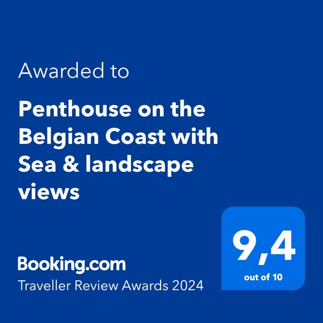 Penthouse On The Belgian Coast With Sea & Landscape Views Apartment Wenduine Exterior foto